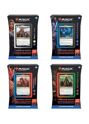 MTG: Commander Legends Battle for Baldur's Gate - Commander Deck Set of 4