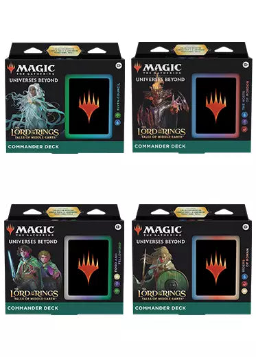 MTG Universes Beyond: Lord Of The Rings: Tales of Middle Earth - Commander Deck - Set of 4
