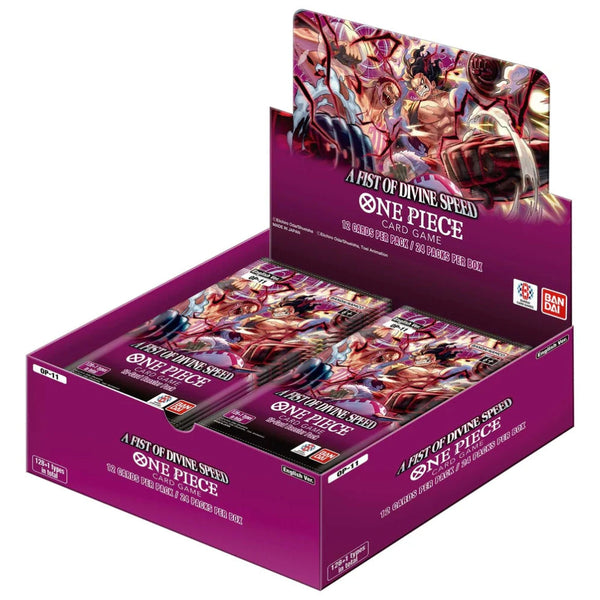 One Piece Card Game: OP-11 – A Fist of Divine Speed Booster Box
