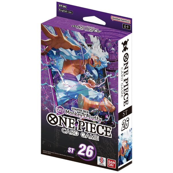 One Piece Card Game: ST‑26 – Purple/Black Monkey D. Luffy Starter Deck (English Edition)